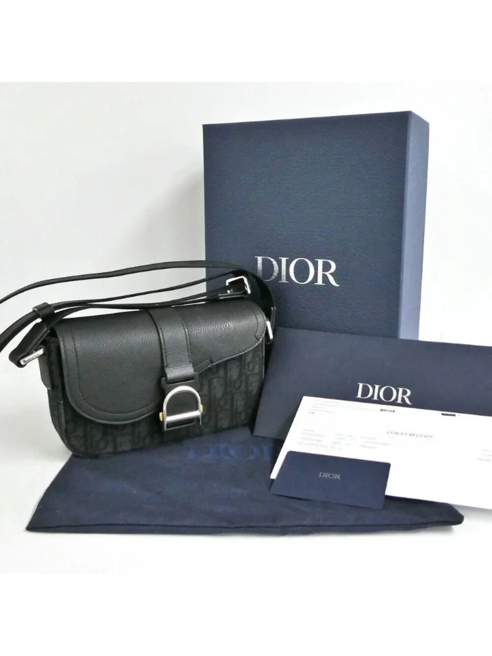 Dior Saddle Heritage Messenger Bag Mini Leather Oblique